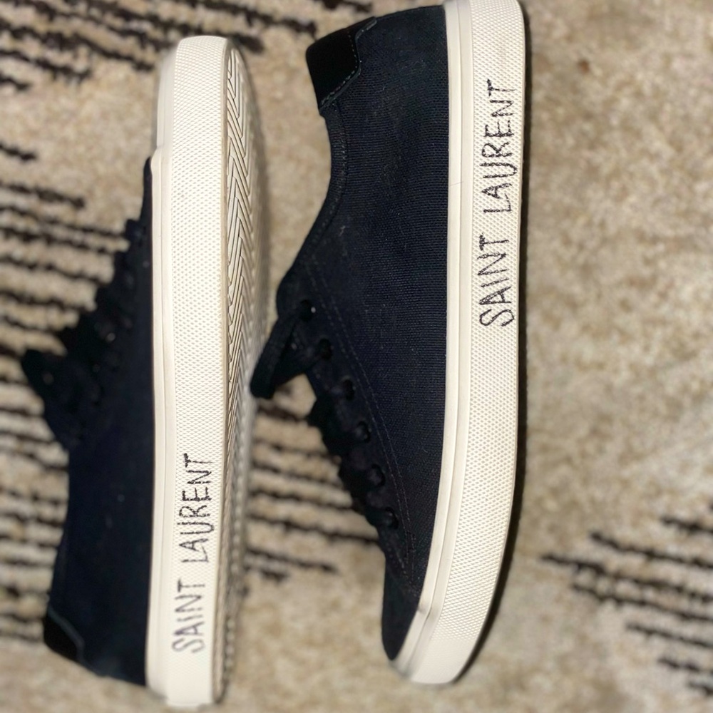 Yves Saint Laurent size 39 tennis shoes gently worn maybe twice